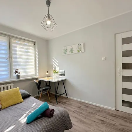 Quarto em Acomodações Particulares Cactus 10 Min To Old Town Gdansk,pkp & Shopping Mall