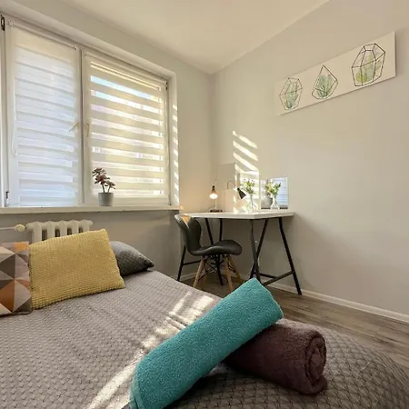 Quarto em Acomodações Particulares Cactus 10 Min To Old Town Gdansk,pkp & Shopping Mall Gdańsk