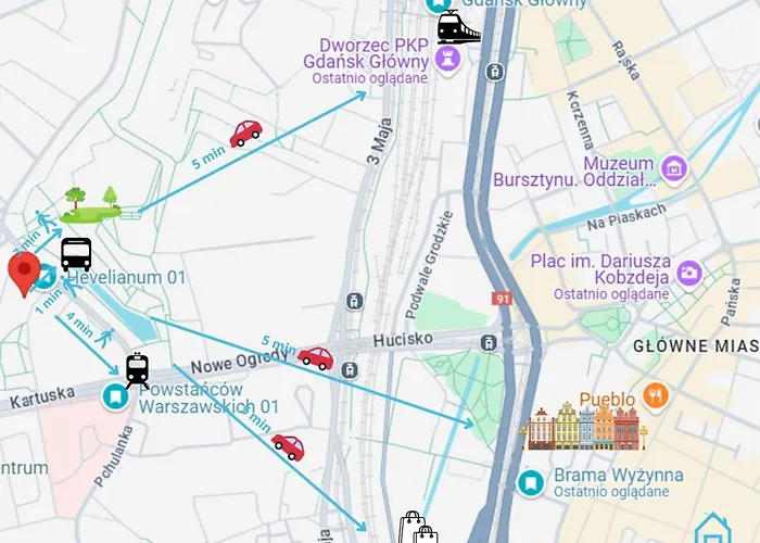 Cactus 10 Min To Old Town Gdansk,pkp & Shopping Mall ホームステイ グダニスク