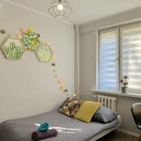 Cactus 10 Min To Old Town Gdansk,pkp & Shopping Mall Проживание в семье Гданьск